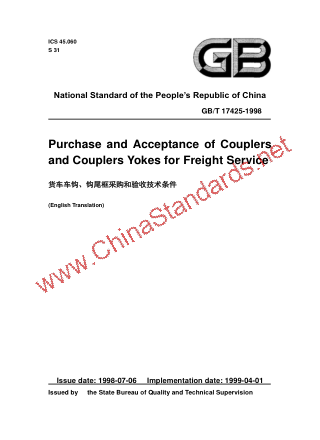 GB/T 17425-1998 in English GB/T 17425-1998 in English