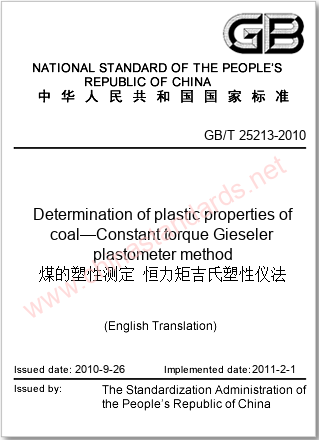 GB/T 25213-2010 in English