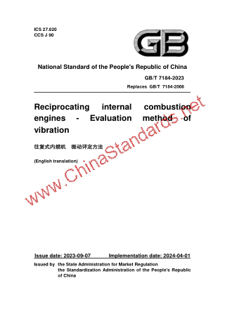 GB/T 7184-2023 in English GB/T 7184-2023 in English