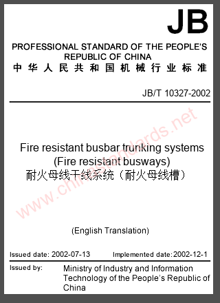 JB/T 10327-2002 in English JB/T 10327-2002 in English
